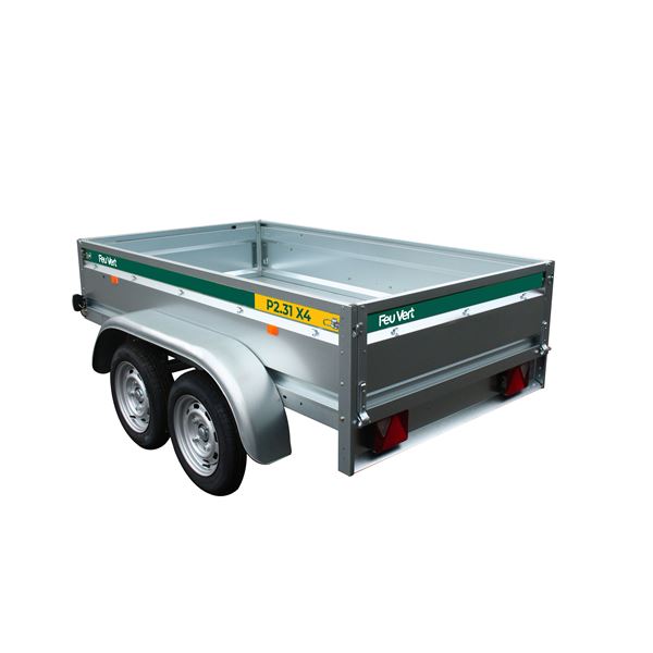 Remorque double essieux FEU VERT P2.31X4 – Image 2