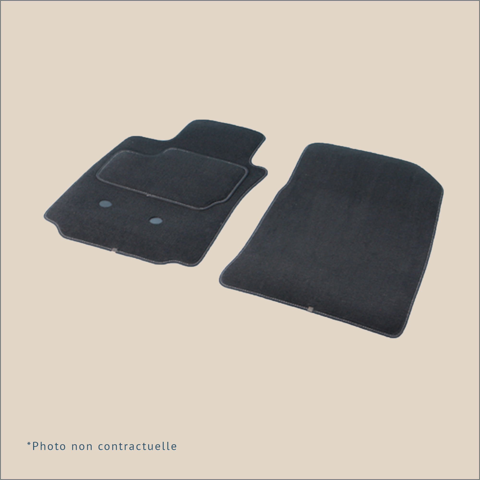 Tapis Jaguar XJ6 (2002-2009) Avant uniquement – Gamme luxe