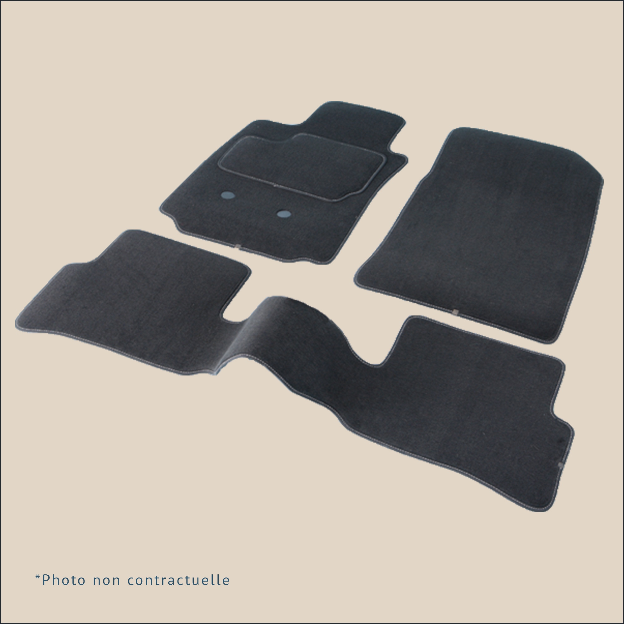 Tapis Jaguar XJ6 X350 (2002-2009) Avant et arrière – Gamme luxe